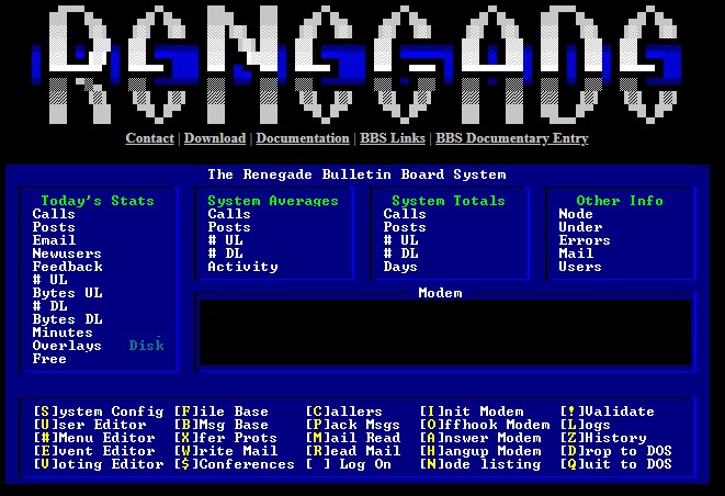 Renegade BBS